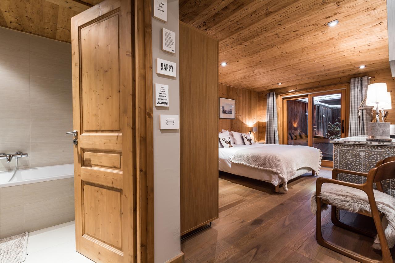 Apartment Au Bon Coin - Luxury Chamonix Hidden Haven, Mont Blanc View, Hot Tub And Garden Экстерьер фото